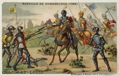 Batalla de Rosebecque (Roosebeke), Flandes, 1382 de French School