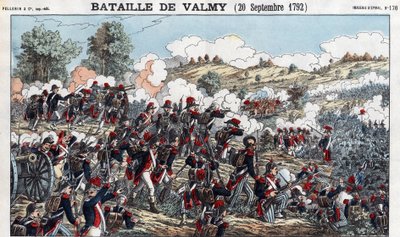 Batalla de Valmy el 20 de septiembre de French School