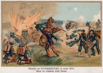 Batalla de Wissembourg, la muerte del general Douay de French School