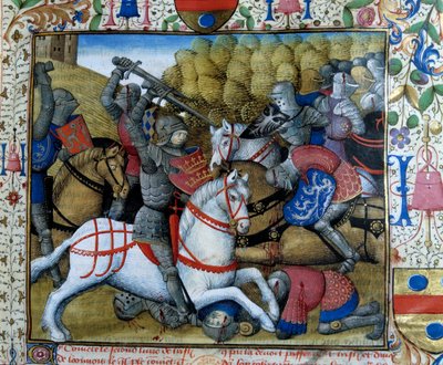 Batalla de caballeros de French School