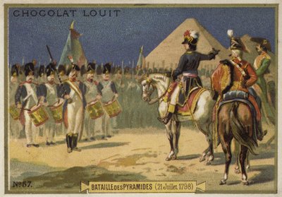 Batalla de las Pirámides, Egipto, 21 de julio de 1798 de French School