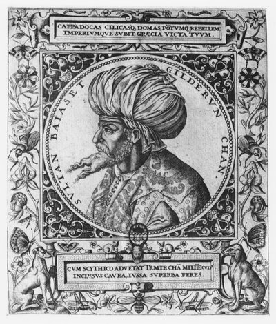 Bayezid I (grabado) de French School
