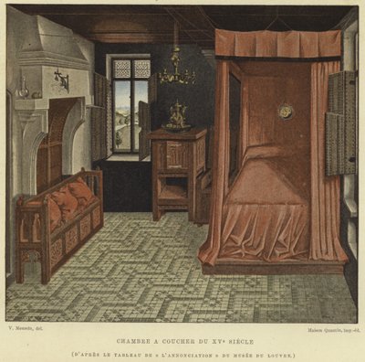 Dormitorio, siglo XV de French School