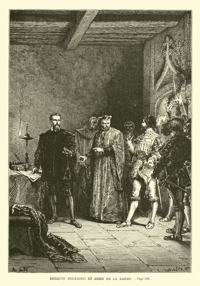 Berquin liberado por John de la Barre de French School