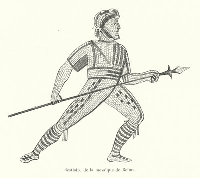 Bestiario del Mosaico de Reims de French School