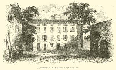Lugar de nacimiento de Napoleón Bonaparte de French School