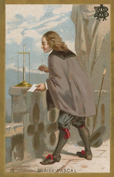 Blaise Pascal, matemático y físico francés de French School