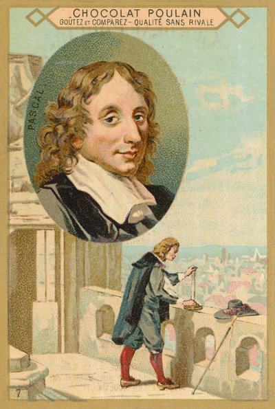 Blaise Pascal, matemático y físico francés de French School