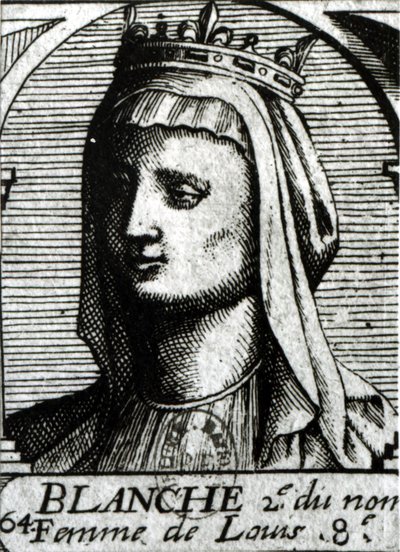 Blanca de Castilla (1188-1252) Reina de Francia de French School