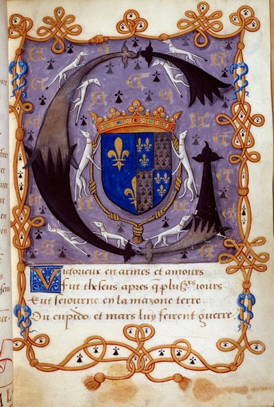 Blasón de la Reina Claudia de Francia de French School