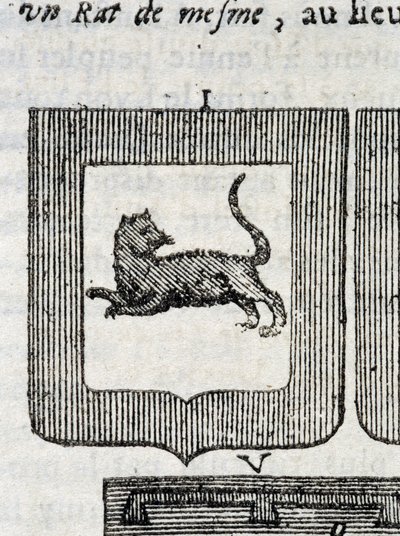 Blasón del Regimiento de Infantería Italiano en “La Verdadera y Perfecta Ciencia de las Armas o el Índice Armorial” por Pierre Palliot de French School