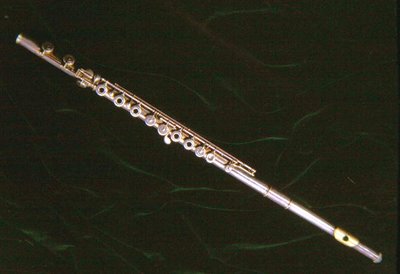 Flauta de sistema Boehm, por Louis Lot, París de French School