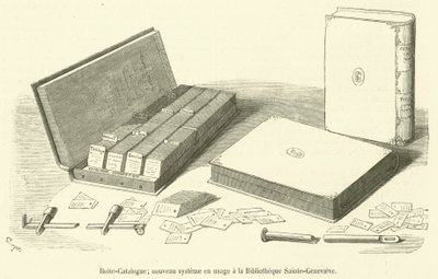 Boite-Catalogue, nuevo sistema en uso en la Biblioteca Sainte-Genevieve de French School