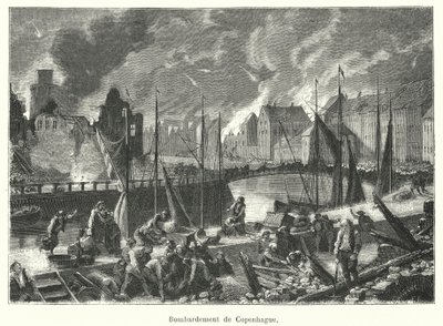 Bombardeo de Copenhague de French School