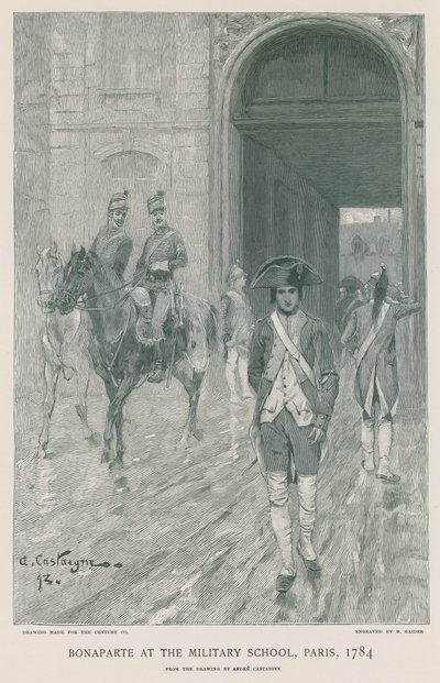 Bonaparte en la Escuela Militar de French School