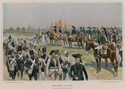 Bonaparte en Italia de French School