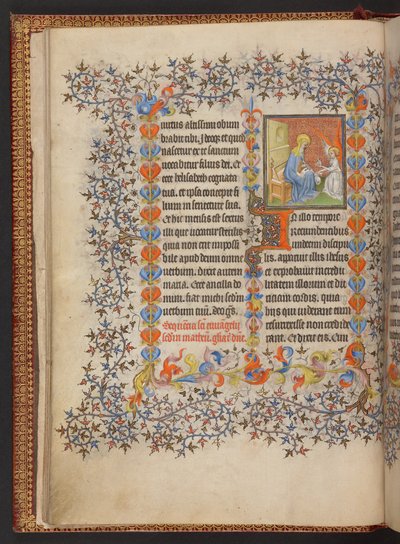Libro de Horas, Add MS 32454 f.10v, Francia de French School