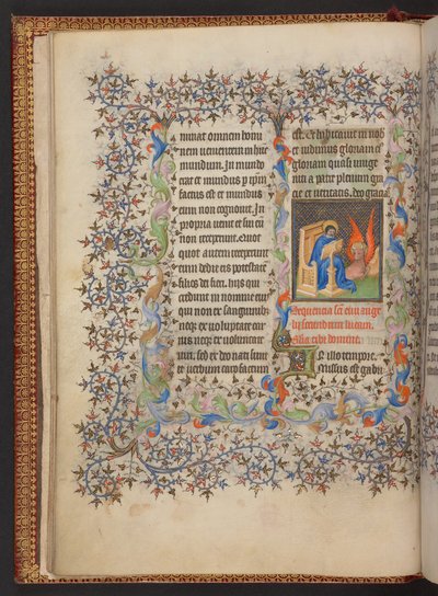 Libro de Horas, Add MS 32454 f.9v, Francia de French School