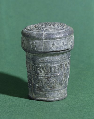 Caja para orvietan (plomo) de French School