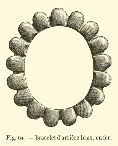 Brazalete de antebrazo, en hierro de French School