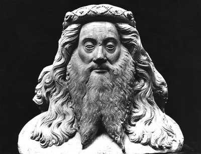 Busto de la Estatua Funeraria de Jean II de Vienne (d.1435), Señor de Pagny, apodado con la barba larga, original del siglo XV de French School