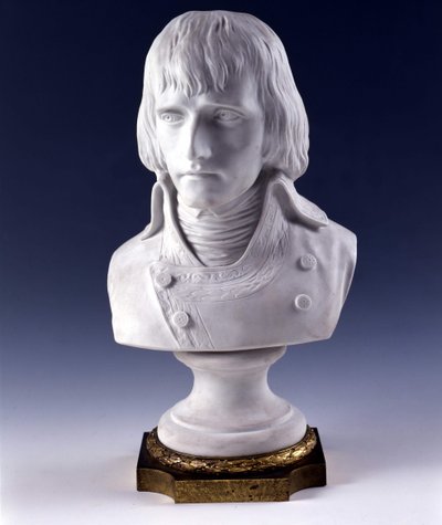 Busto de Bonaparte Primer Cónsul de la República Francesa. 1801. Manufactura Imperial de Sèvres. Colección Los Soldados de Ayer. París 1802 de French School
