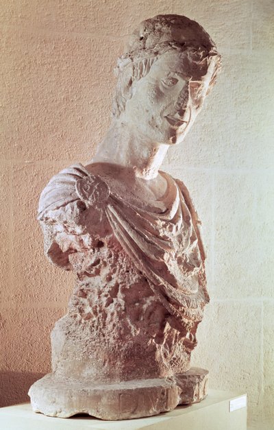 Busto del emperador Federico II (1194-1250) de French School