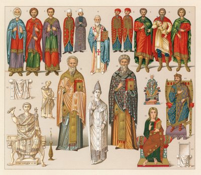 Traje Bizantino de French School