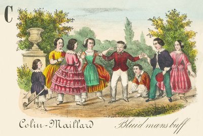 C: Colin-Maillard - Hombre ciego de French School
