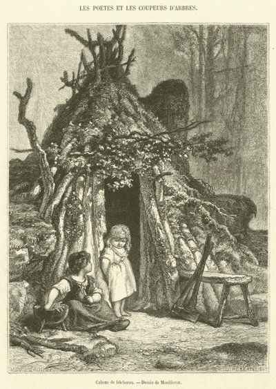 Cabaña de leñador de French School