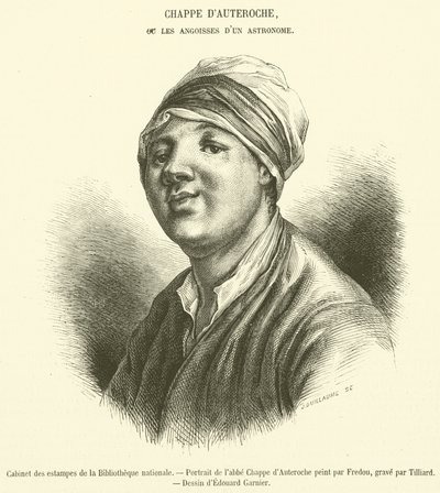 Gabinete de estampas de la Biblioteca Nacional, Retrato del abate Chappe d