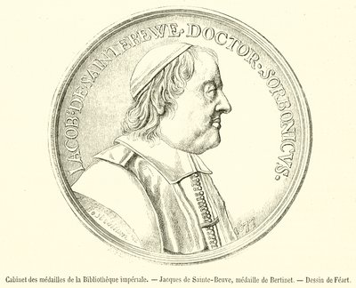 Gabinete de medallas de la Biblioteca Imperial, Jacques de Sainte-Beuve, medalla de Bertinet de French School