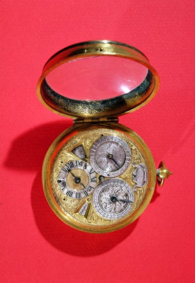 Reloj calendario, c.1690 de French School