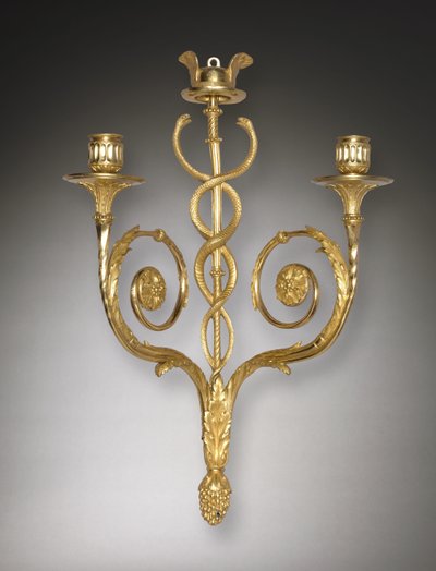 Soporte para velas, c.1775-1790 de French School