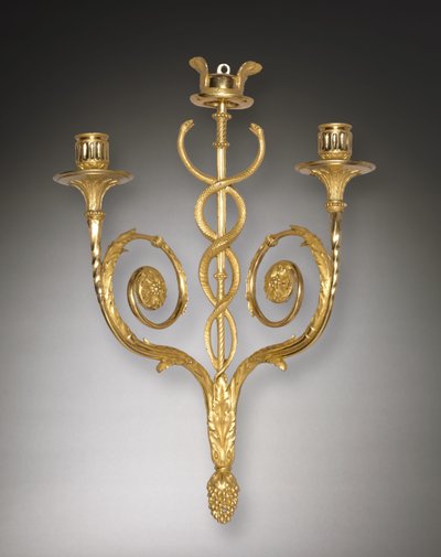 Soporte para velas, c.1775-1790 de French School