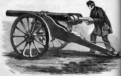 Cañón Whitworth del ejército inglés de French School
