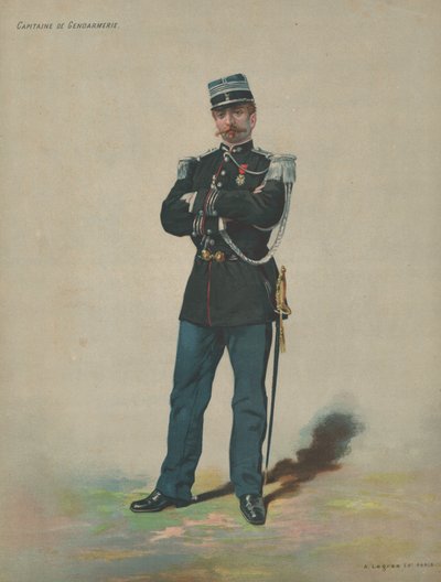 Capitán de gendarmería de French School