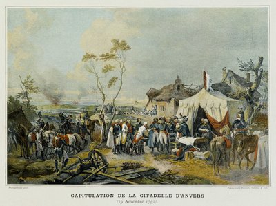 Capitulación de la Ciudadela de Amberes (Flandes, Bélgica), 29 de noviembre de 1792 de French School