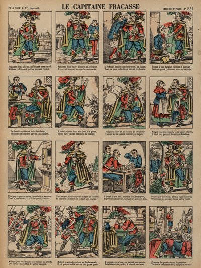 Capitán Fracasse, novela del autor francés Theophile Gautier de French School