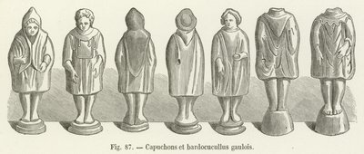 Capuchones y bardocucullus galos de French School