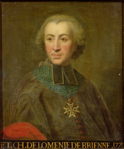 Cardenal Etienne-Charles de Loménie de Brienne (1727-94) de French School