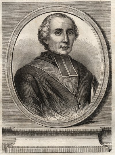 Cardenal François-Nicolas-Madeleine (François Nicolas Madeleine) Morlot 1795-1862 - Arzobispo de París y Cardenal de French School