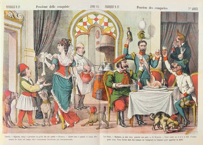 Caricatura del Congreso de Berlín de 1878, de la revista Le Perroquet 1879 de French School