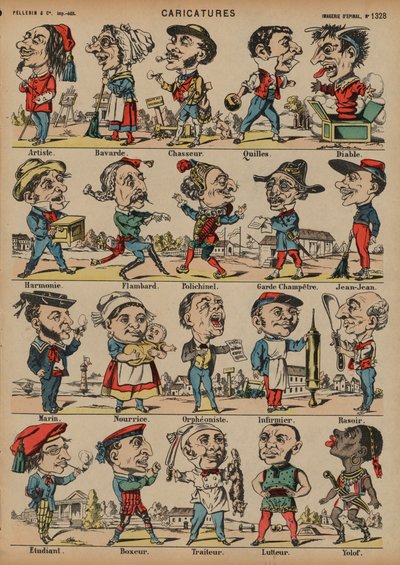 Caricaturas de French School