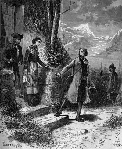 Carl Von Linné, naturalista y escritor sueco (1707 - 1778) dejó a su prometida para un viaje a Inglaterra y Holanda. de French School