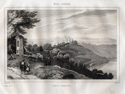 Castel Gandolfo - Grabado de 