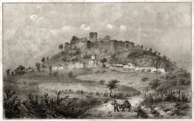 Castillo de Preny. (grabado, hacia 1860) de French School