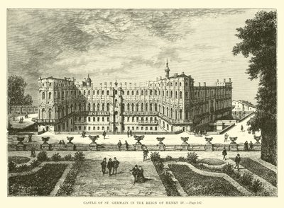 Castillo de Saint-Germain en el reinado de Enrique IV de French School