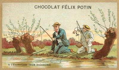 Caza de cangrejos de río de French School
