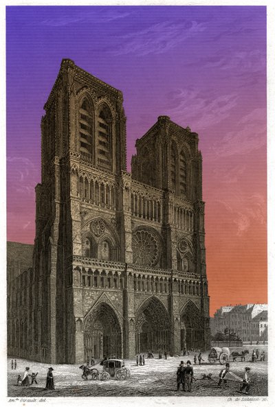 Catedral de Notre Dame de París de French School